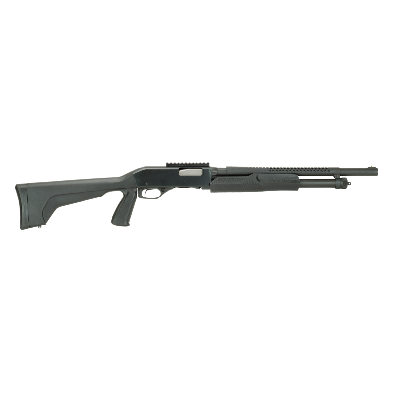 12ga Stevens 320 Pump Action Shotgun with Pistol Grip & Heat Shield-image