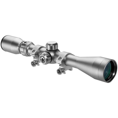 Barska 3-9x40mm Colorado 30/30 Silver Rifle Scope with Rings-image