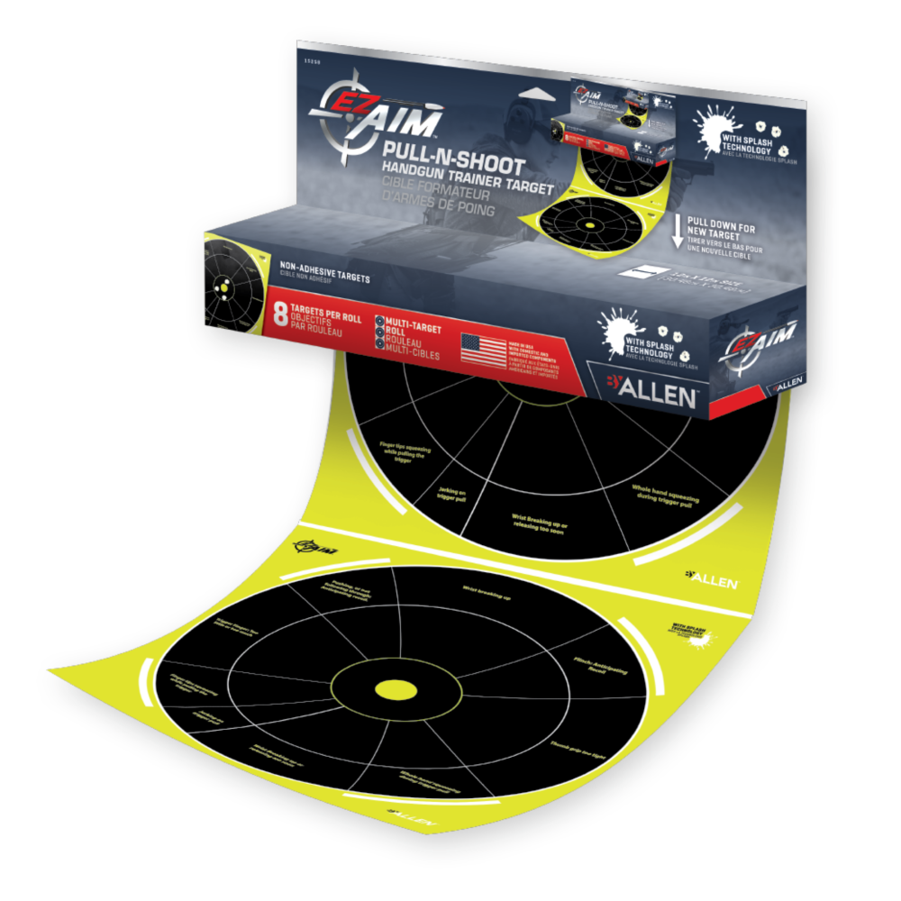 EZ-Aim Pull-N-Shoot Splash Handgun Trainer Target-image