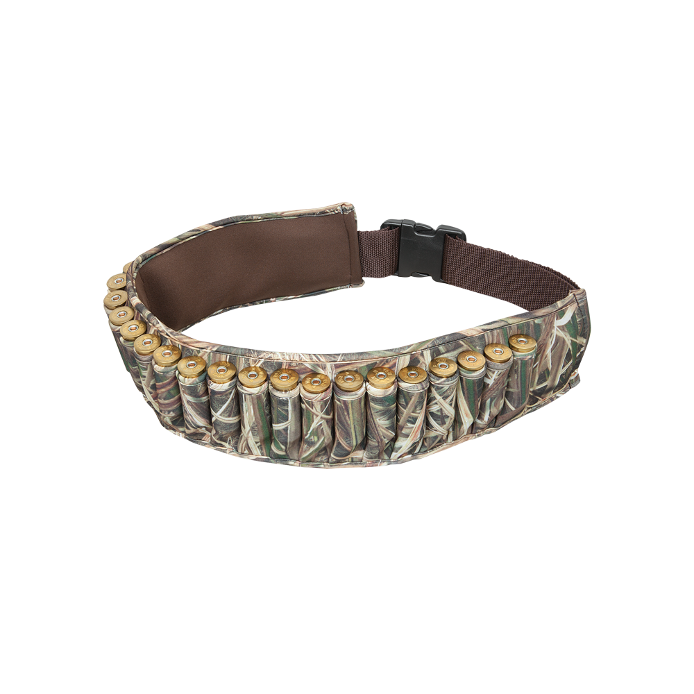 Neoprene Shotgun Shell Belt - Brown/Mossy Oak Shadow Grass Blades Camo-image