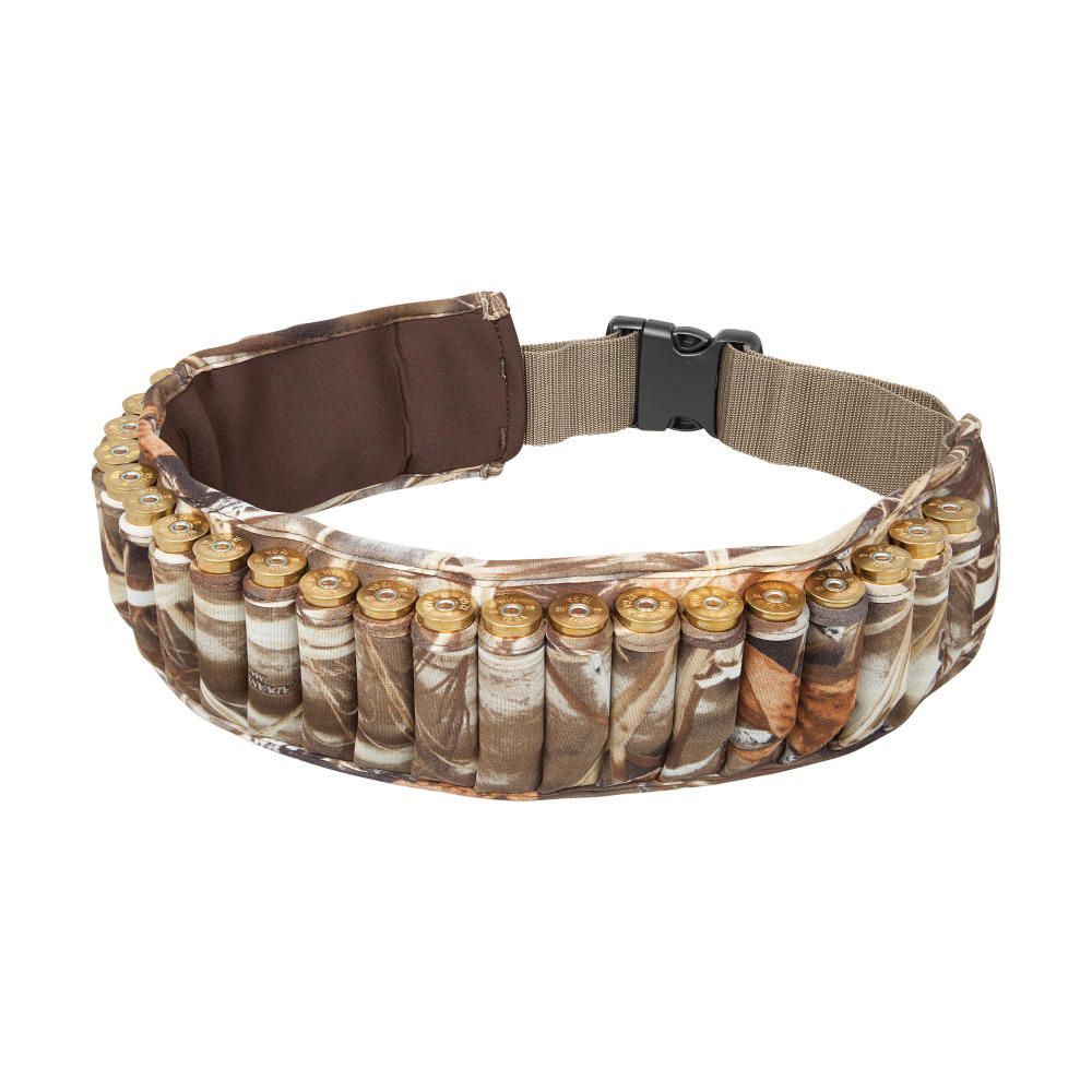 Neoprene Shotgun Shell Belt - Brown/Realtree Max-5 Camo-image