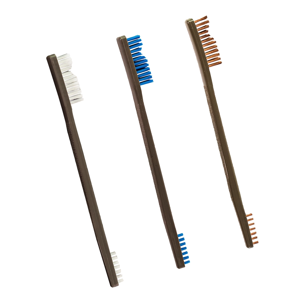 3 Pack AP Brushes (Nylon/Blue Nylon/Bronze)-image