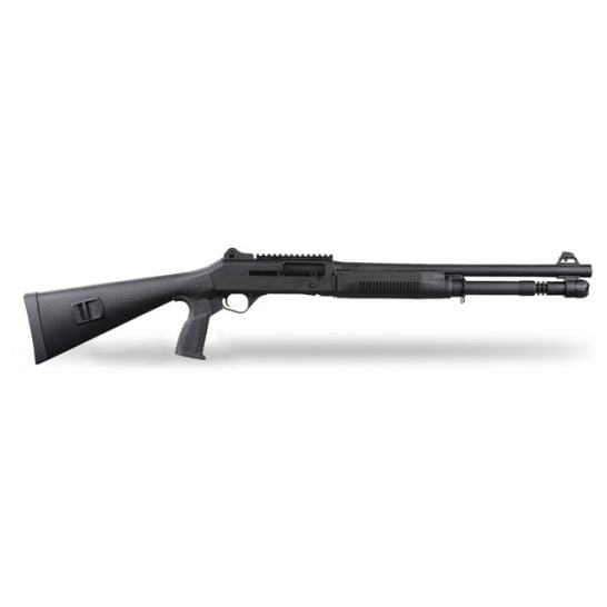 PANZER ARMS M4 Tactical 12 Gauge 3" 18.5" 5rd Semi-Auto Shotgun w/ Fixed Standard Stock | Black-image